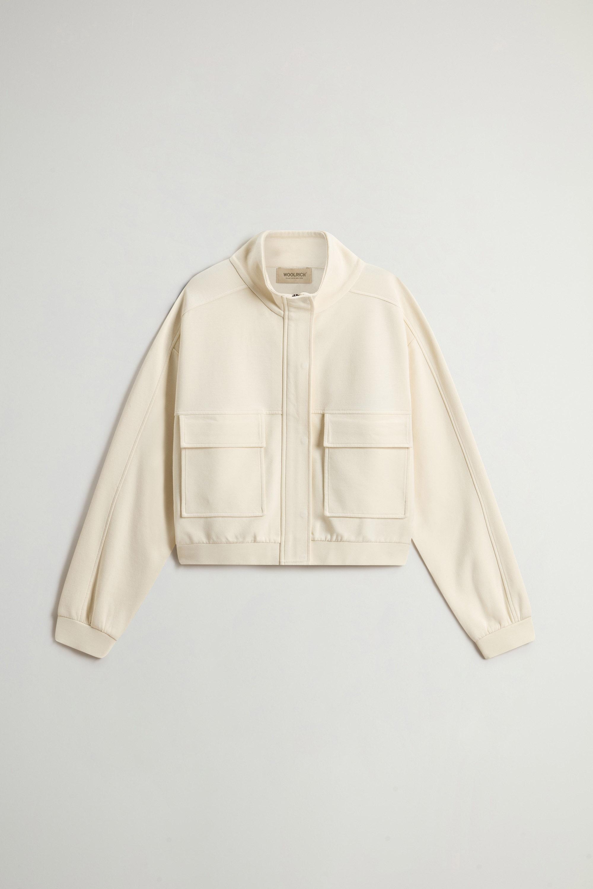 INTERLOCK ZIPPED SWEATSHIRT White photo 5 | Woolrich