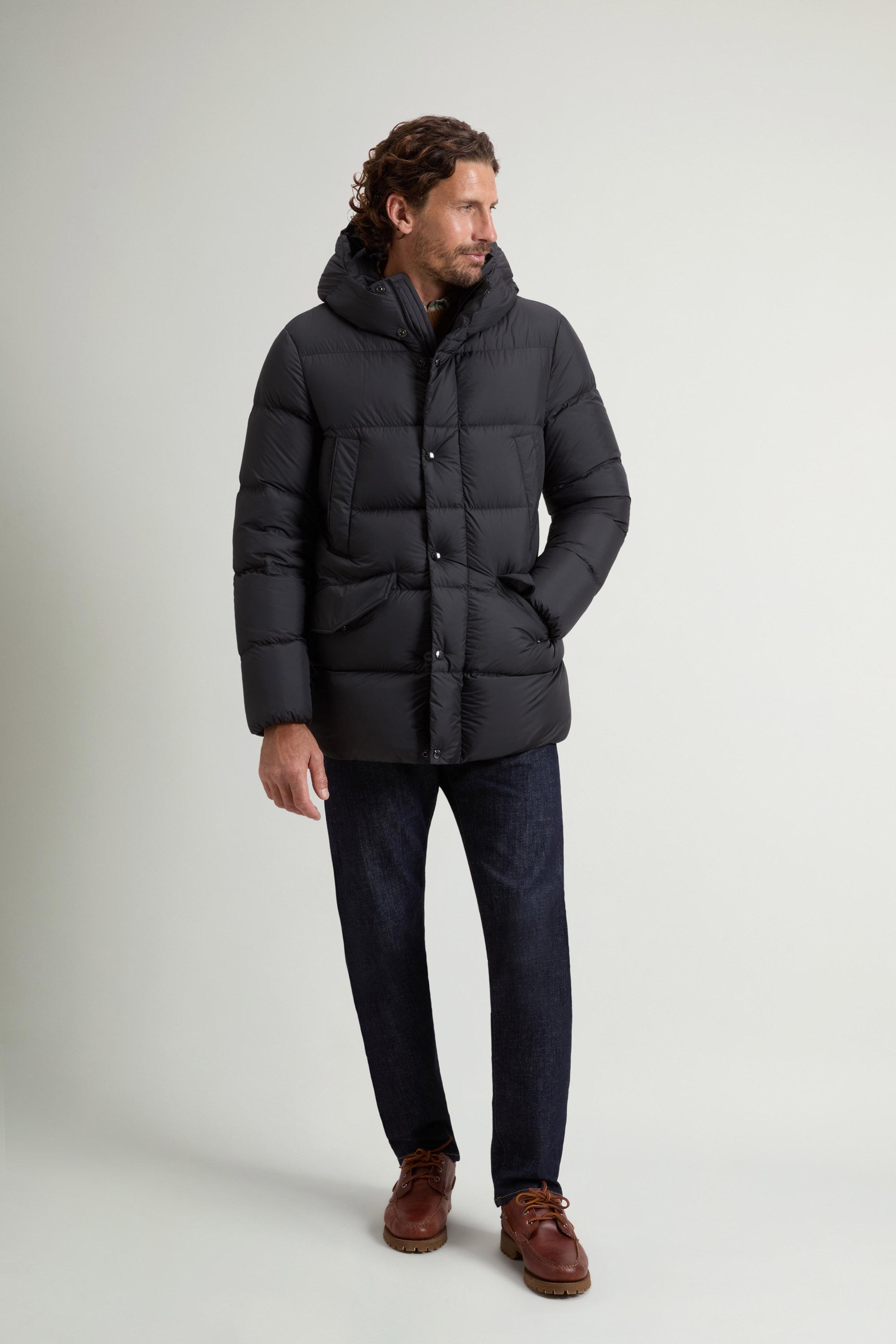 Cloud Parka aus Mikrofaser Schwarz photo 1 | Woolrich