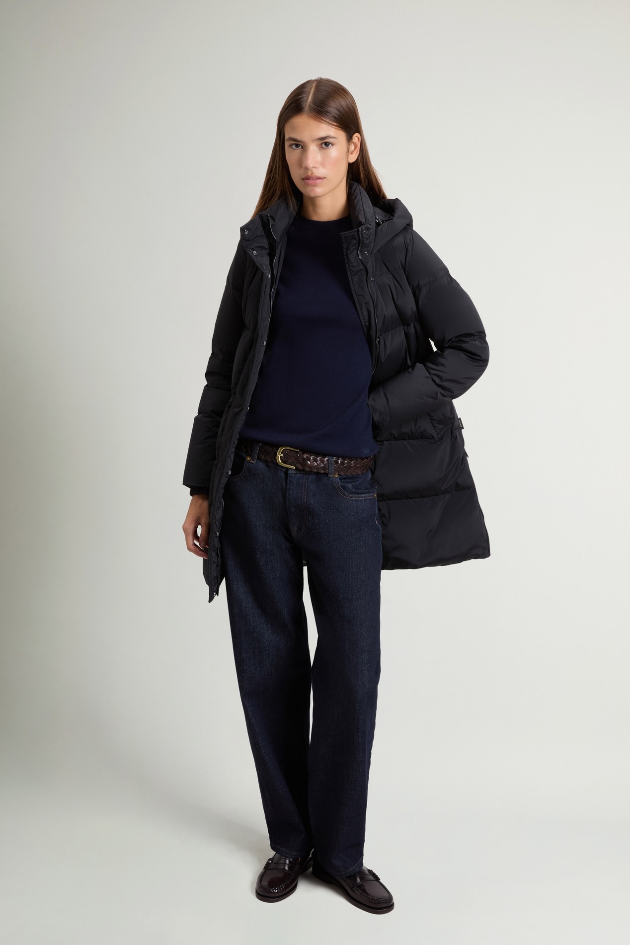 Long Kelly Down Jacket Black photo 2 | Woolrich
