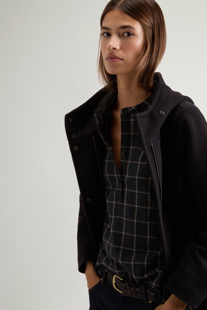 MELTON WOOL PARKA Schwarz photo 4 | Woolrich