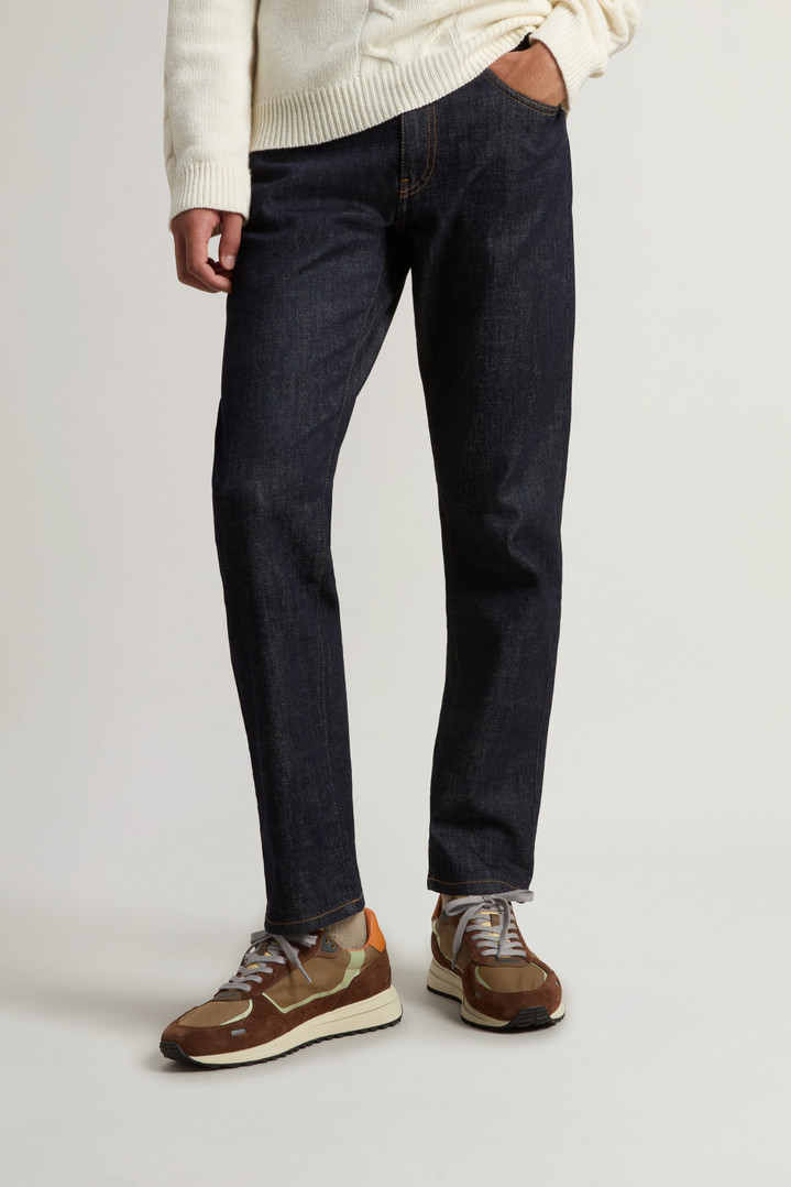 Retro Sneakers in Nylon with Leather Details Brown photo 6 | Woolrich