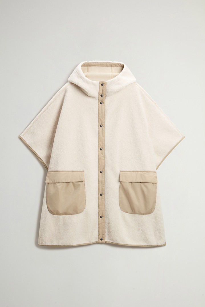 Hooded Cape in Sherpa White photo 5 | Woolrich