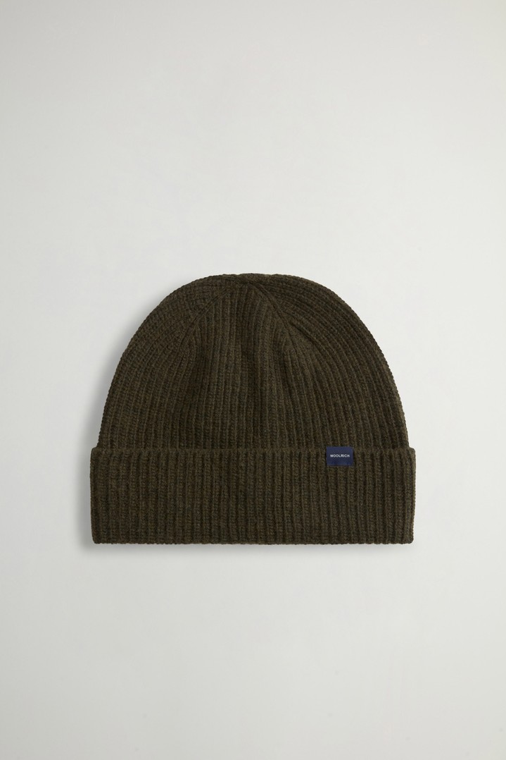 Beanie in Wool Blend Green photo 1 | Woolrich