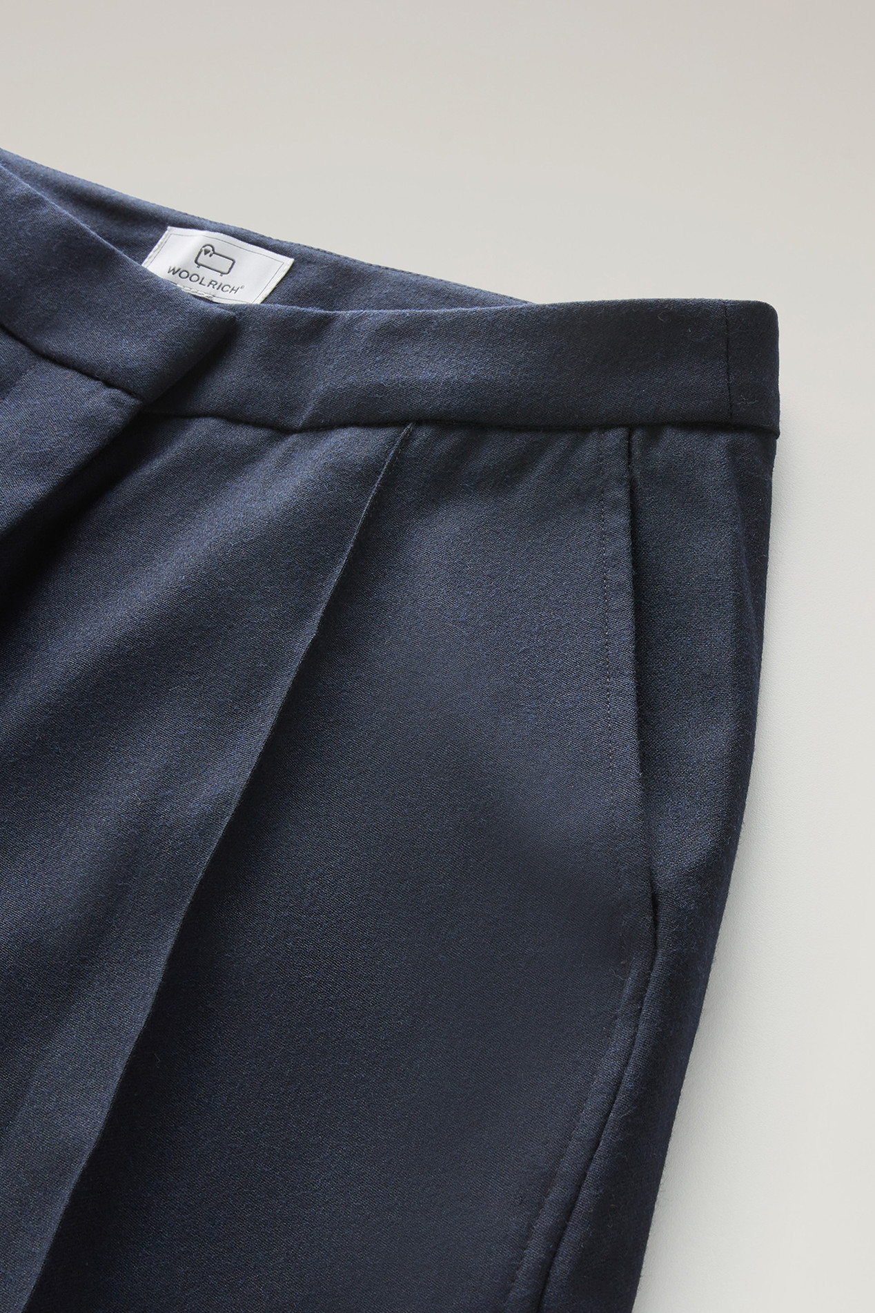 Wide Leg Pants in Virgin Wool Blend Blue photo 3 | Woolrich