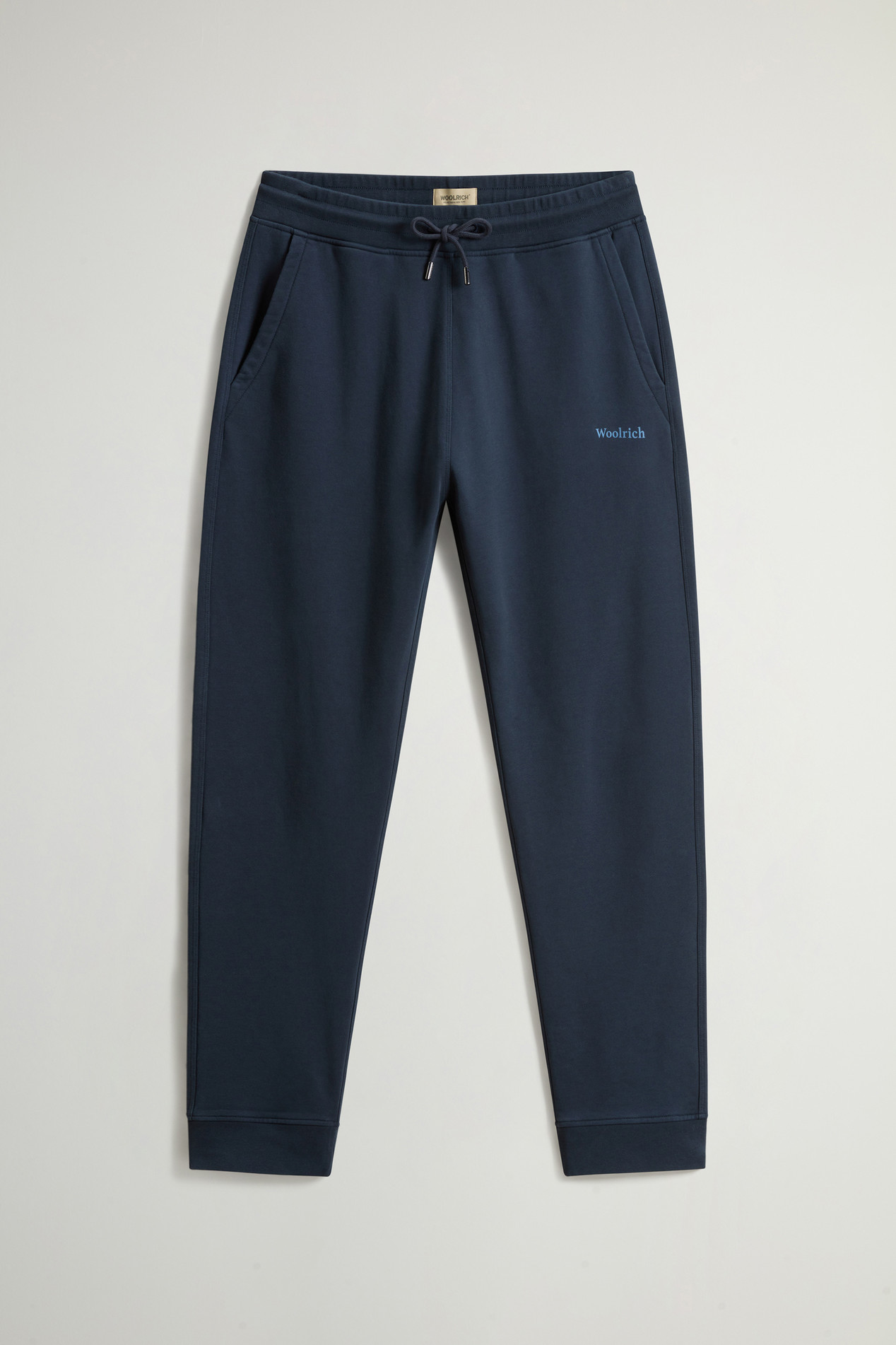 Pure Cotton Fleece Pants Blue photo 1 | Woolrich