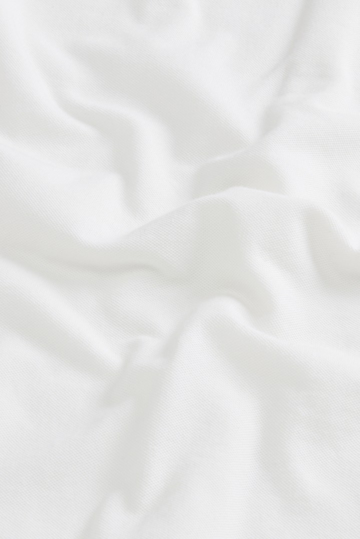 Mackinack Polo teint en pièce en sergé de coton stretch Blanc photo 7 | Woolrich