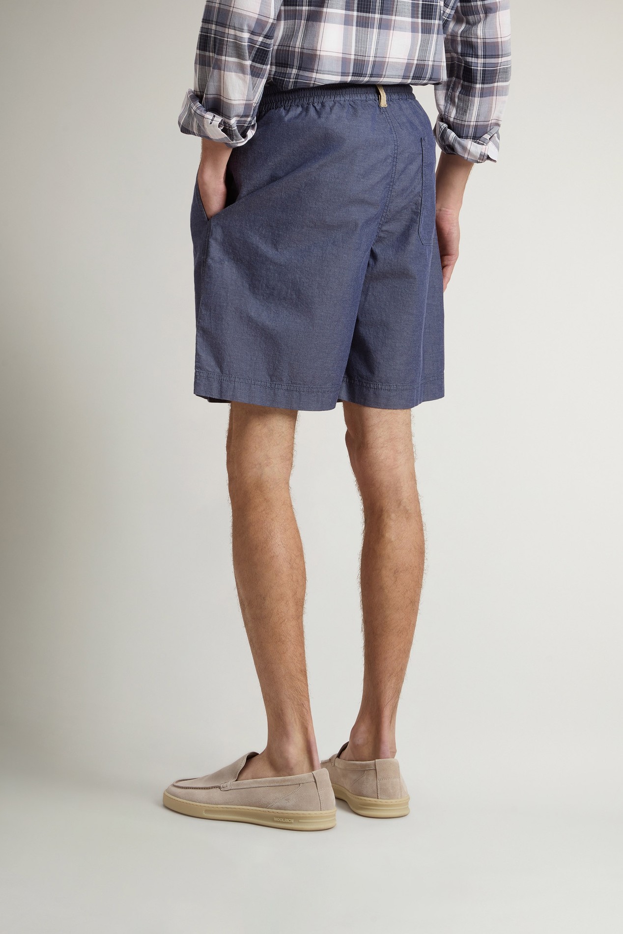 WASHED INDIGO SHORT Blue photo 2 | Woolrich