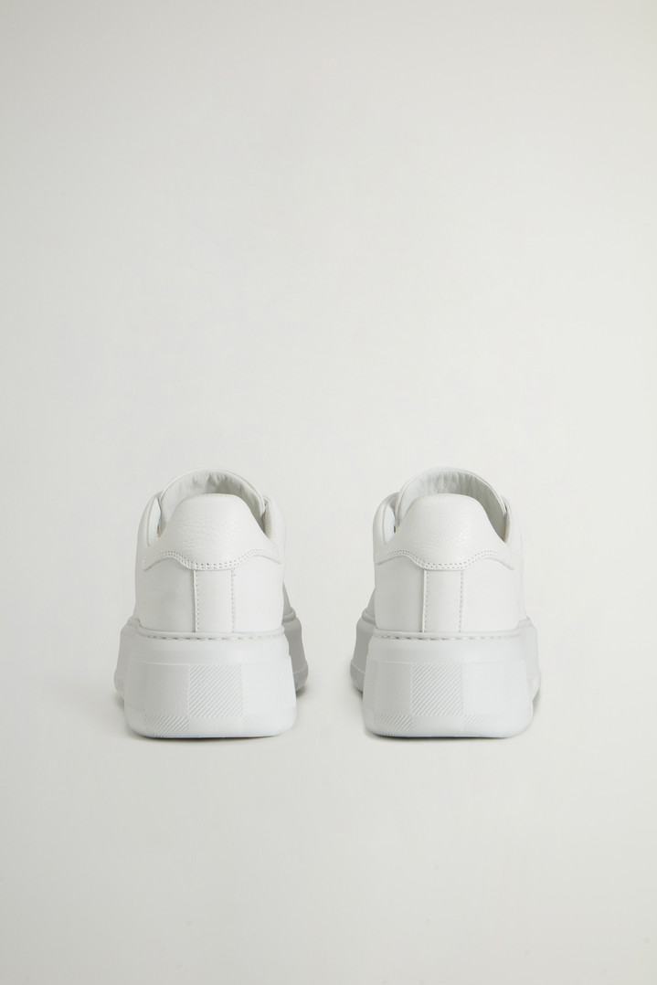 Chunky Court Leather Sneakers White photo 3 | Woolrich