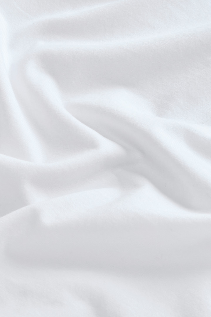 Pure Cotton T-Shirt with Logo White photo 3 | Woolrich