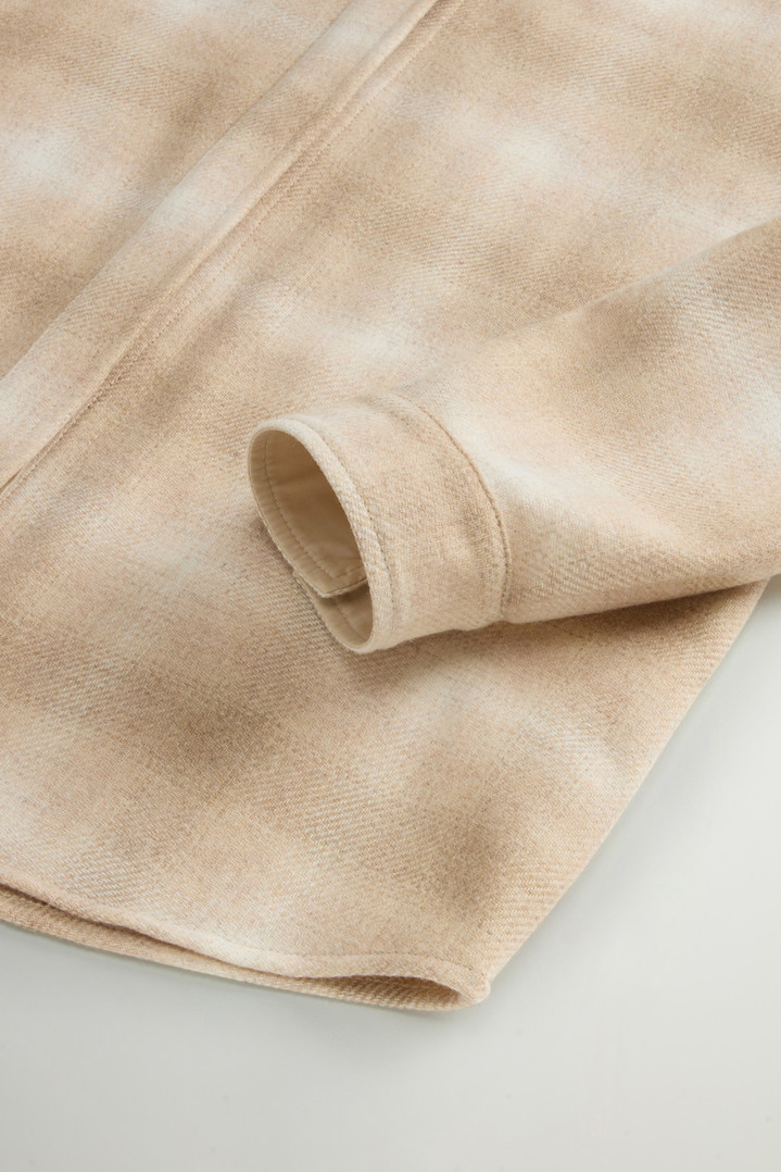 LIGHT SOFT WOOL SHIRT Beige photo 7 | Woolrich