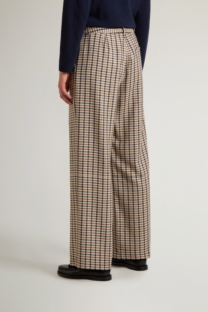 Pantalon en flanelle de laine mélangée Beige photo 3 | Woolrich
