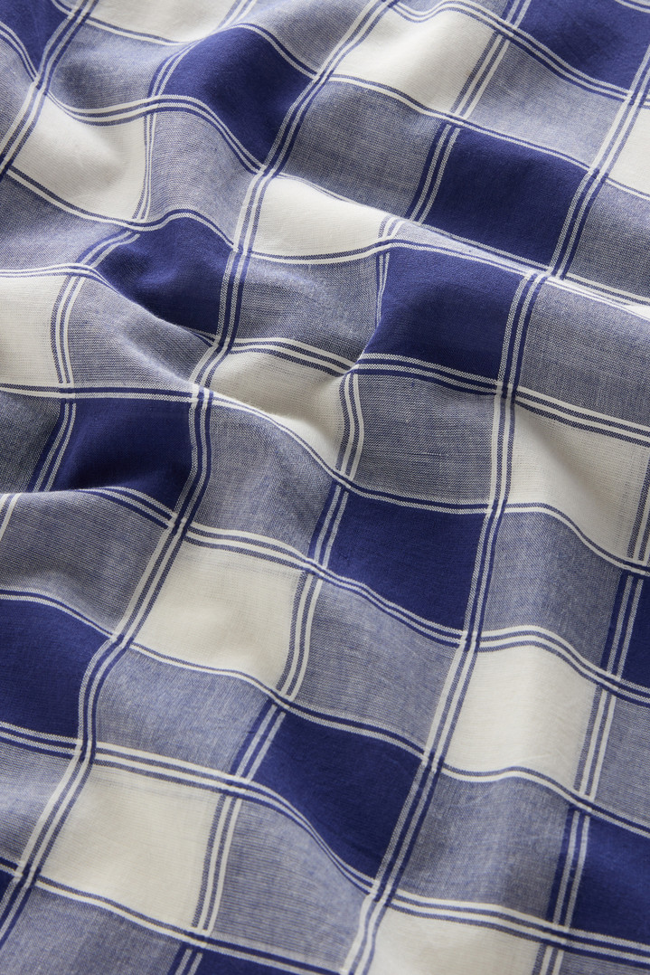 Long Dress in Pure Cotton Checked Voile Multicolor photo 4 | Woolrich
