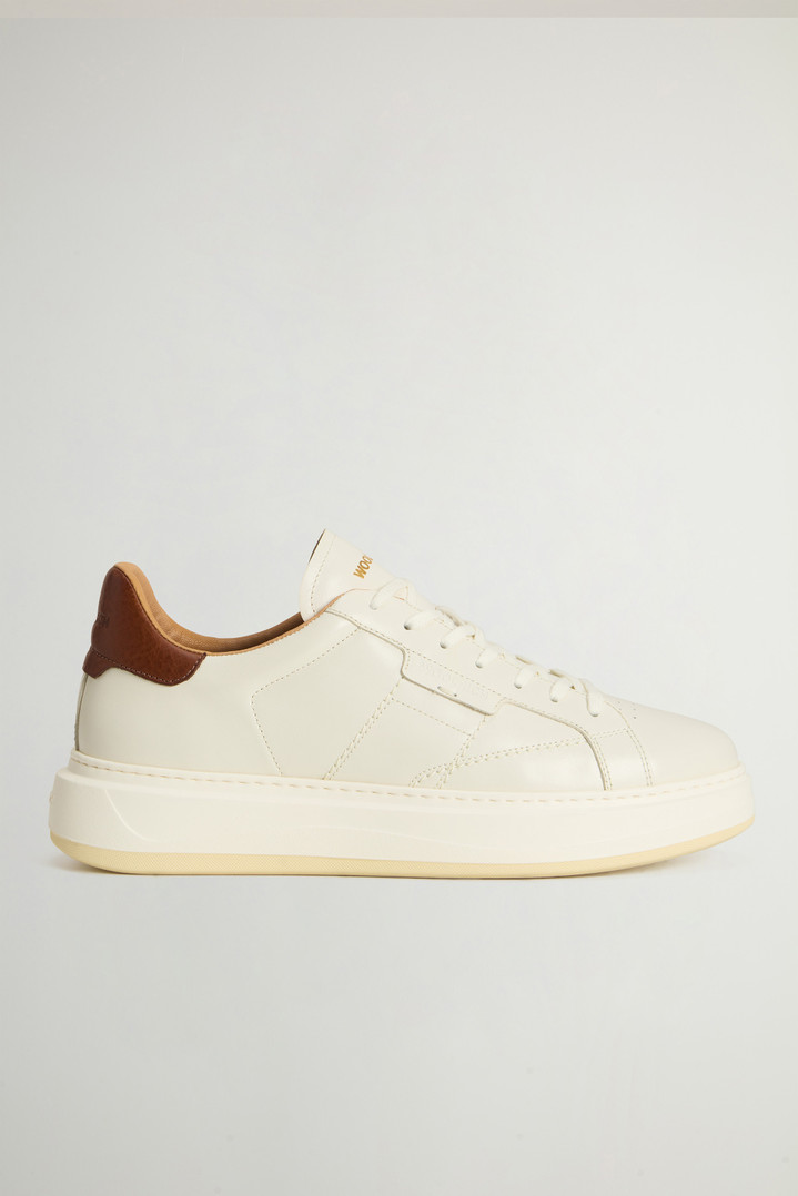 Arrow Sneakers in Leather White photo 1 | Woolrich