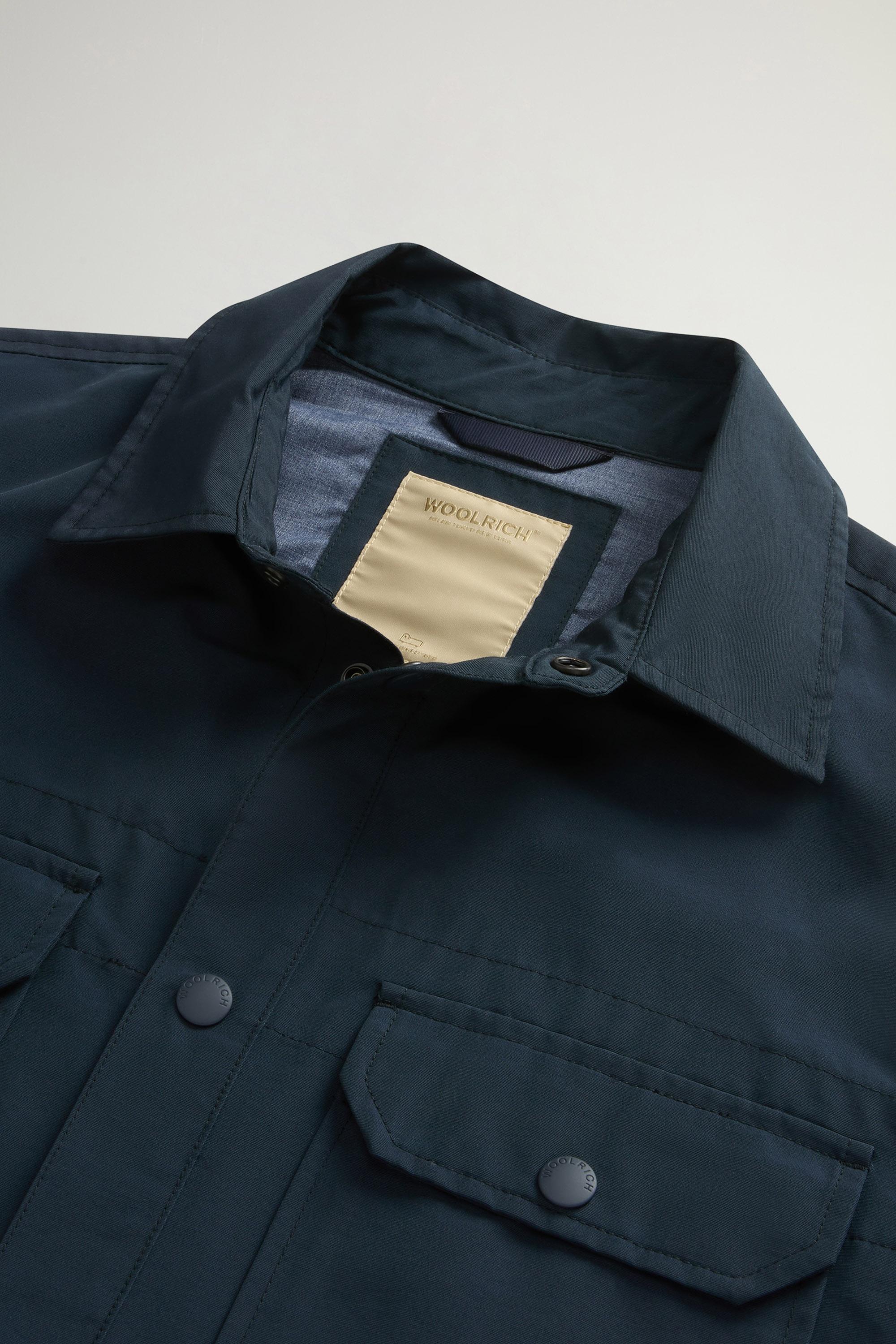 Giacca a camicia in Light Ramar Blu photo 6 | Woolrich