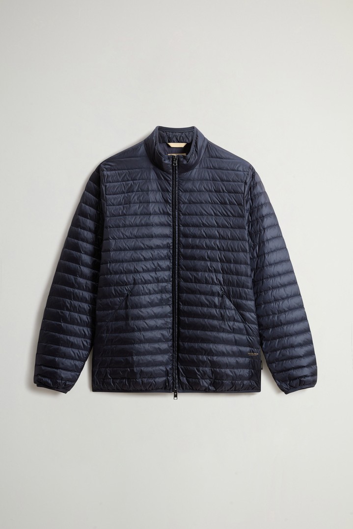 Lightweight Allen Down Jacket in Ripstop Nylon Blue photo 5 | Woolrich