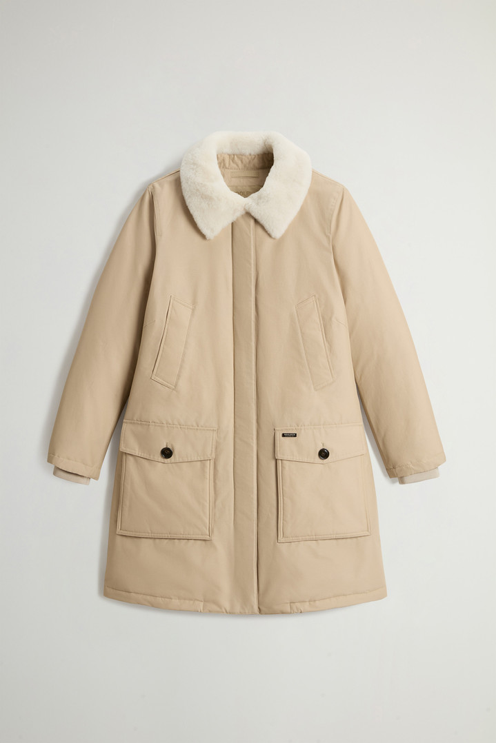 Upstate Parka in Ramar Cloth Beige photo 5 | Woolrich