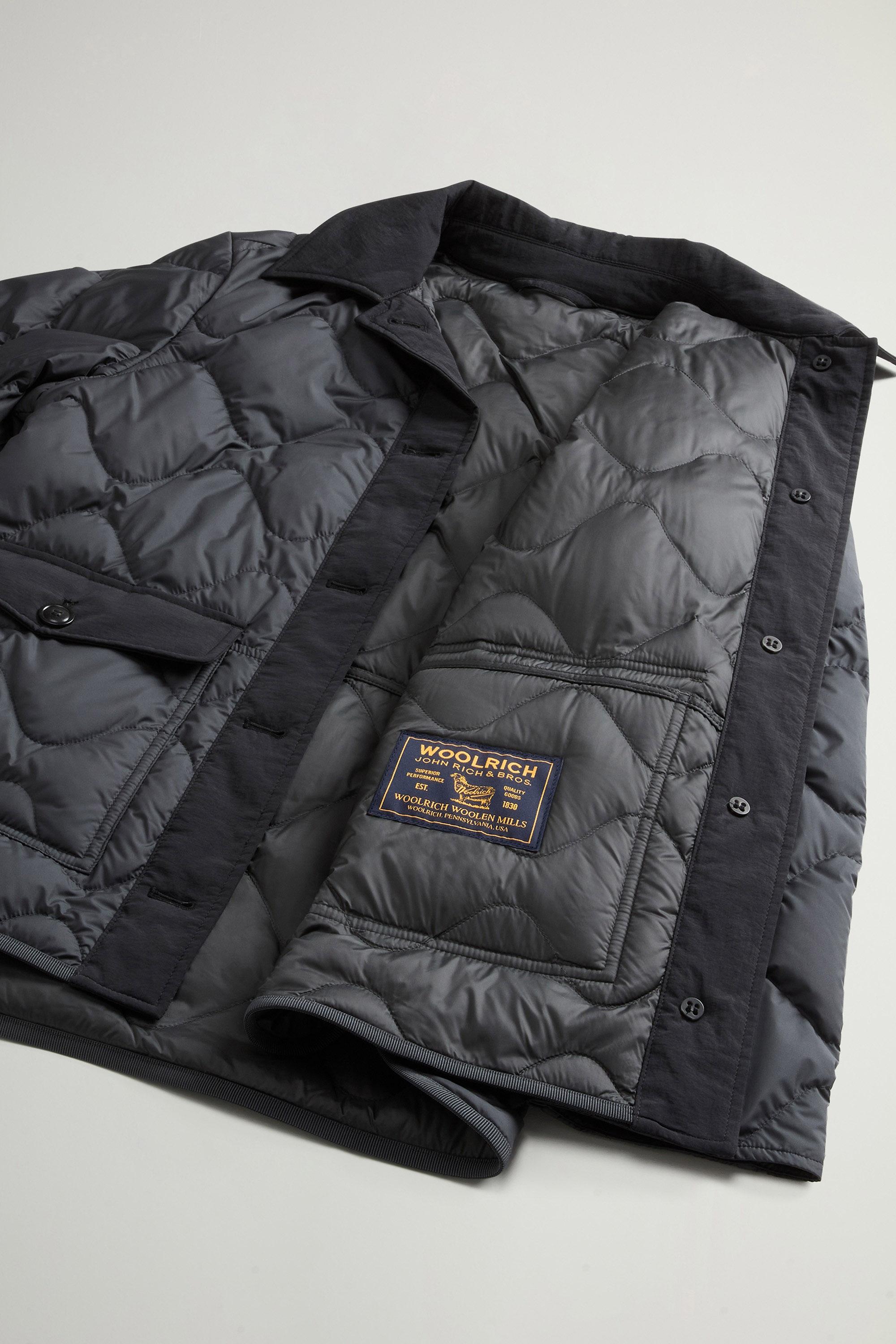 Heritage Steppjacke aus Mikrofaser Grau photo 8 | Woolrich