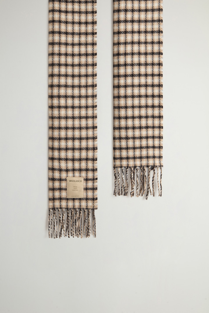 Pure Wool Jacquard Check Scarf Multicolor photo 2 | Woolrich