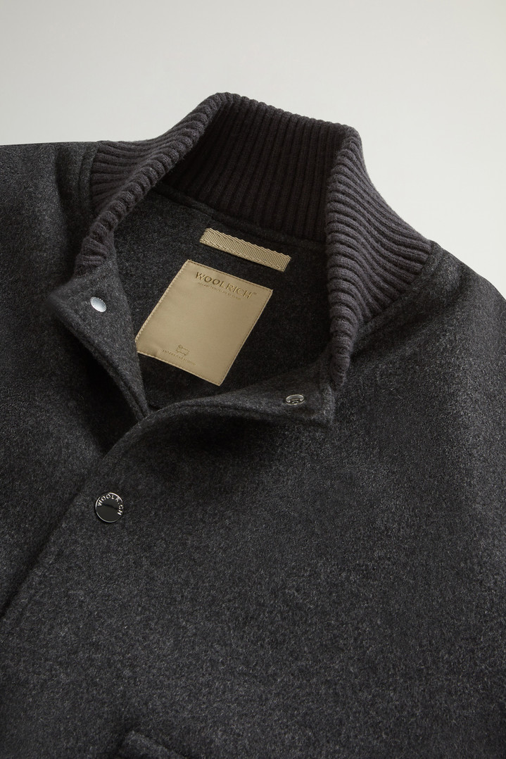 Miles Bomber Jacket in Wool Blend Gray photo 6 | Woolrich