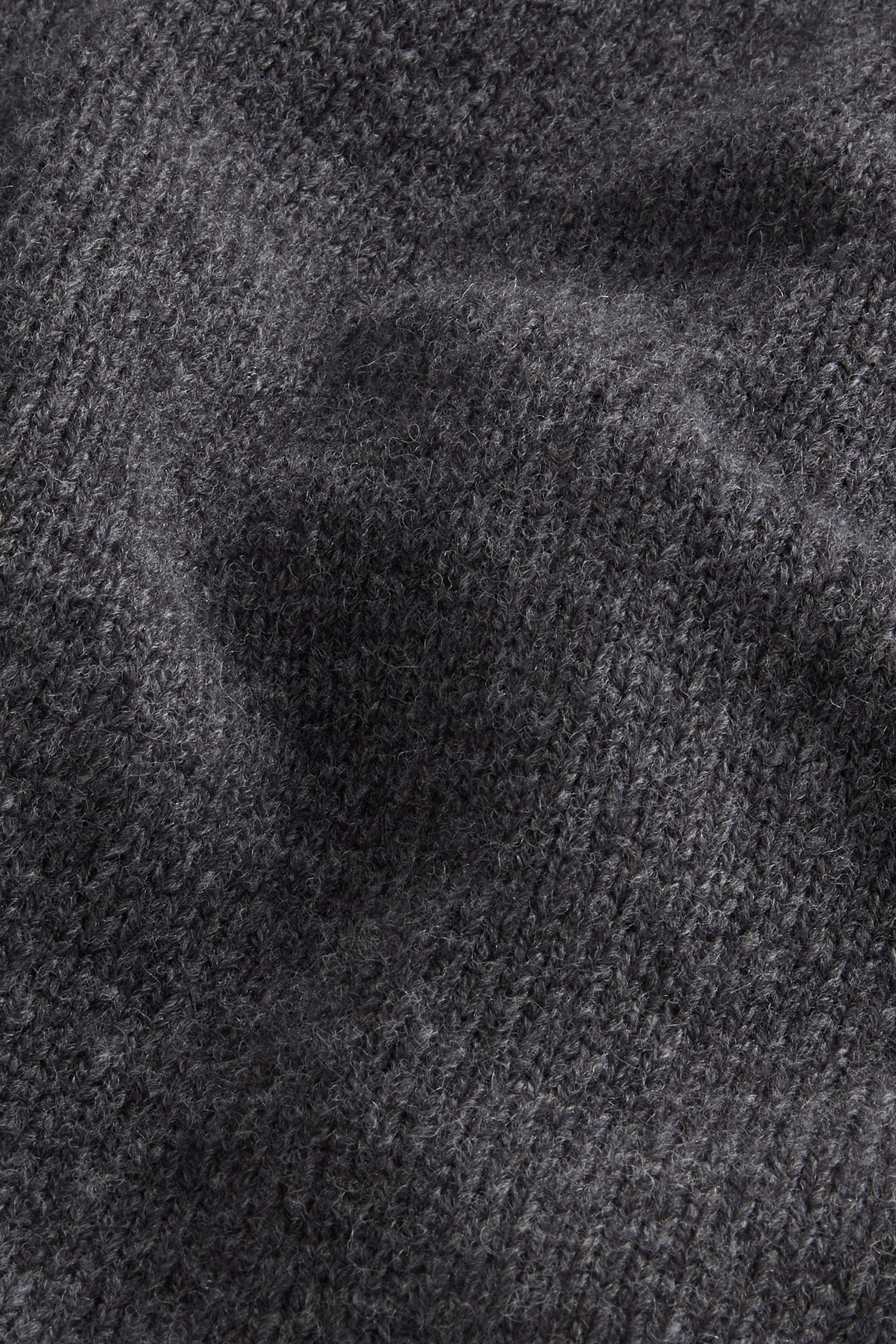 LAMBSWOOL FULL-ZIP HOODIE GG8 Gray photo 6 | Woolrich