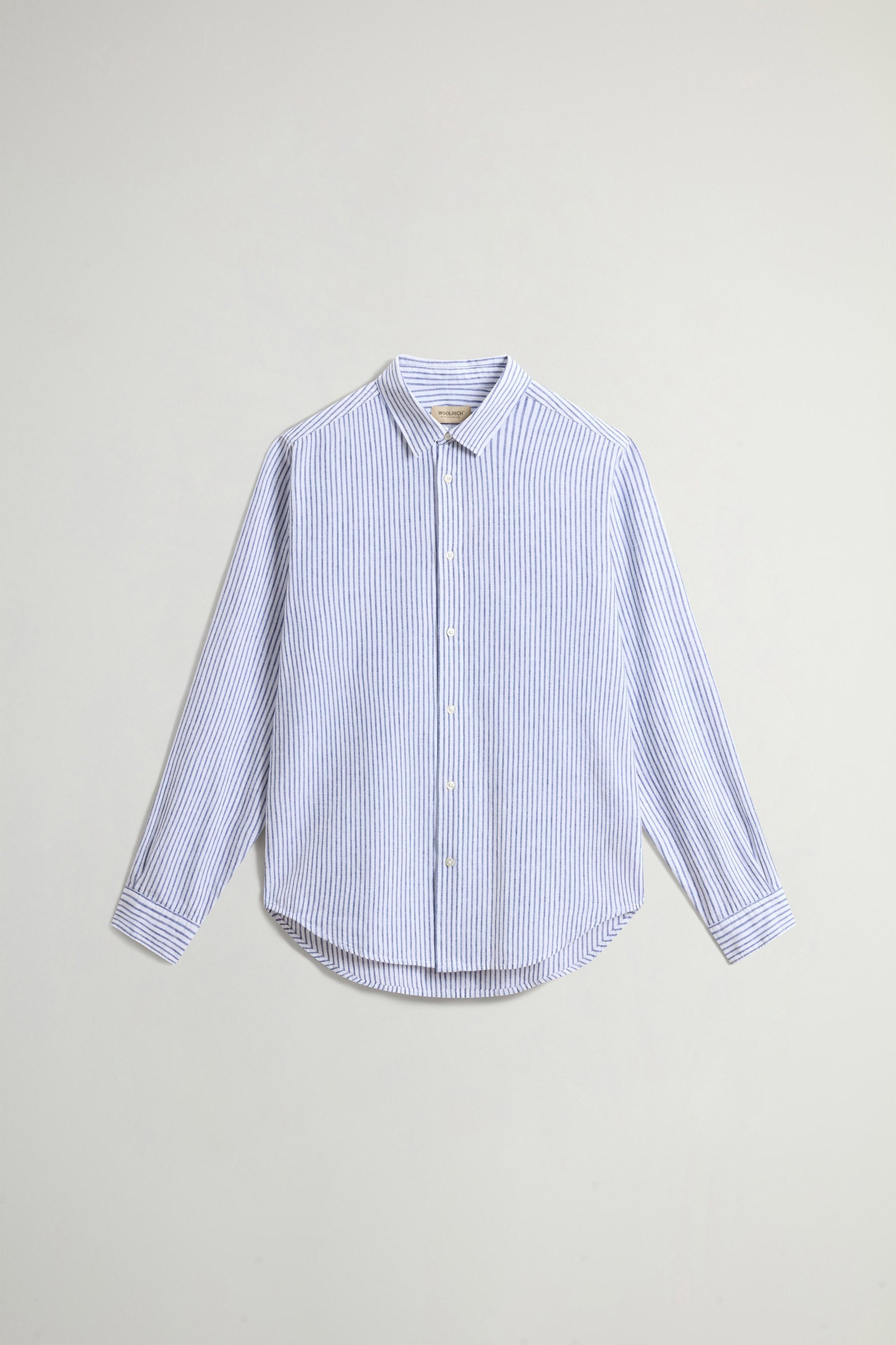 LINEN SHIRT YD Blue photo 5 | Woolrich