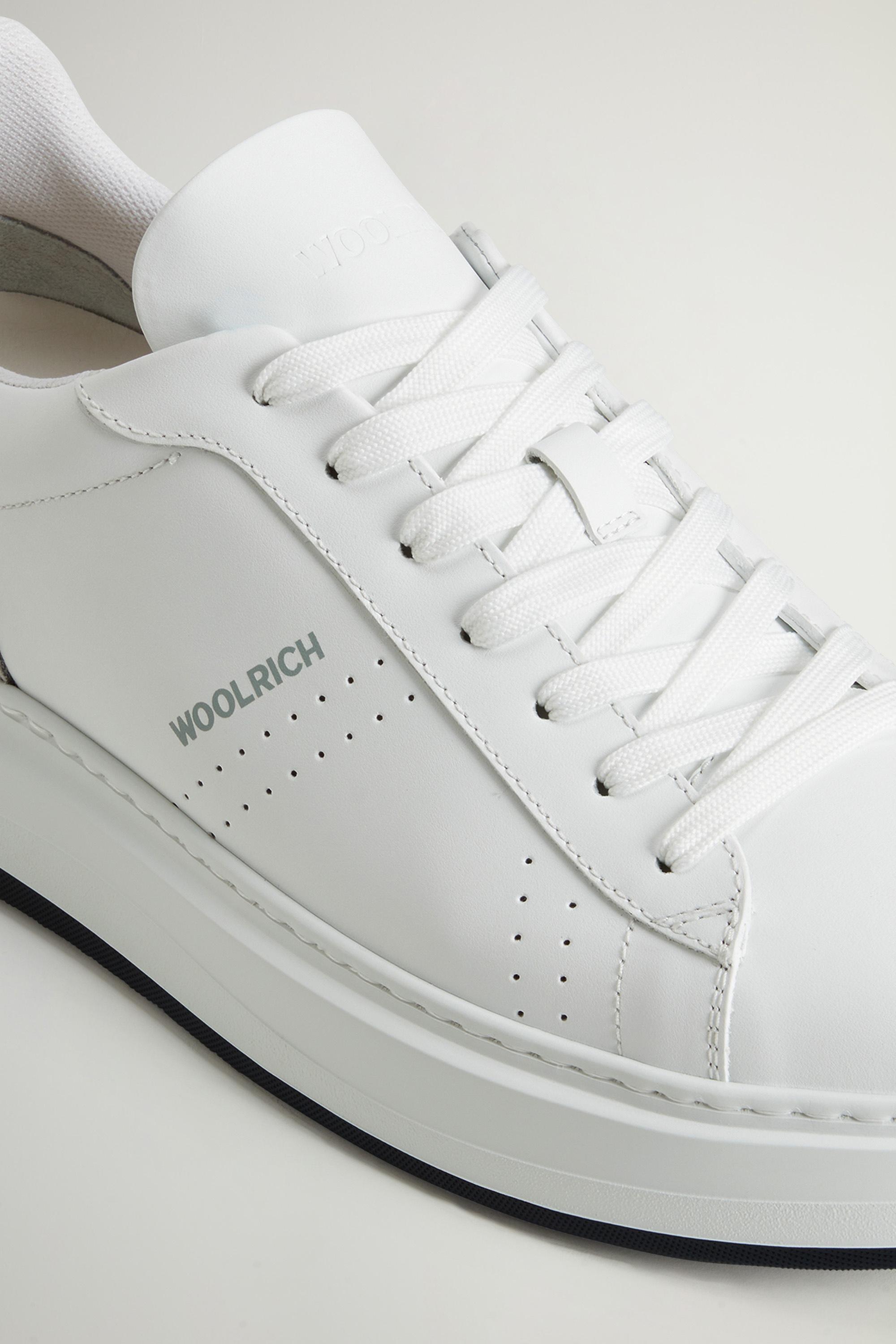 Leather Arrow Sneakers with Suede Insert White photo 5 | Woolrich