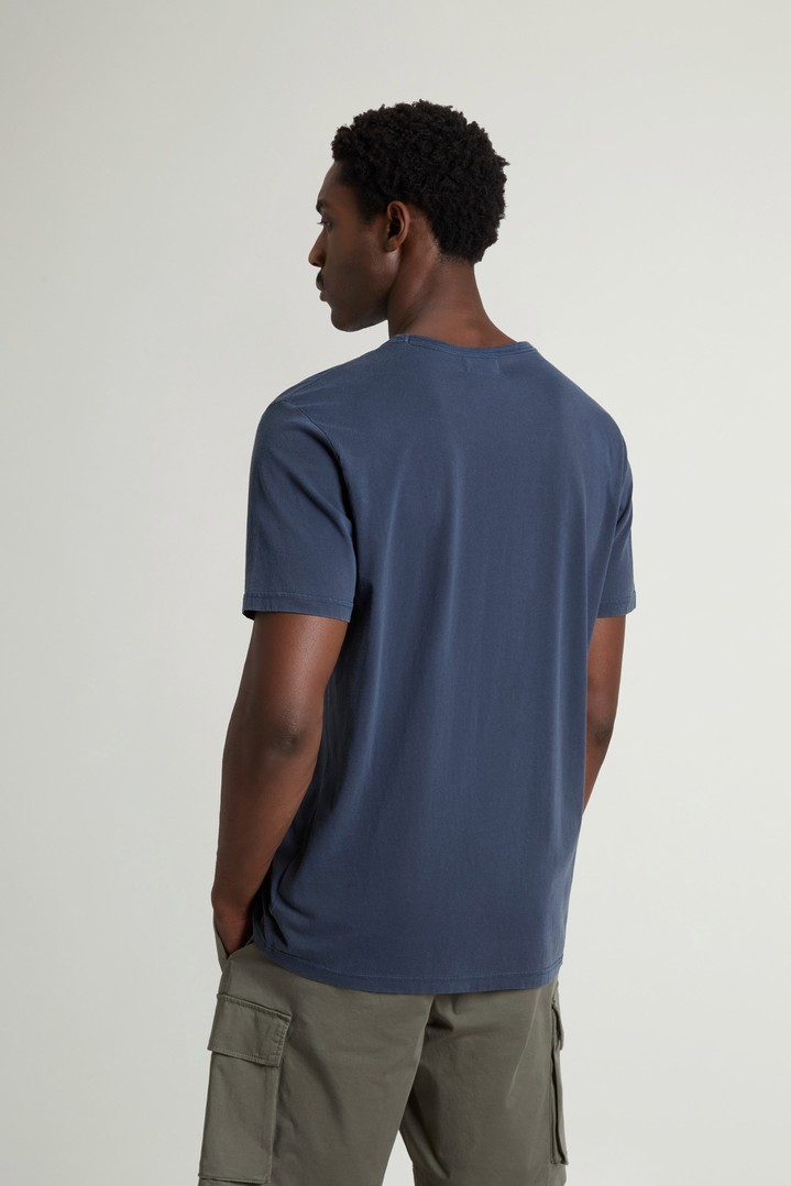 LIGHT GD T-SHIRT Blau photo 3 | Woolrich
