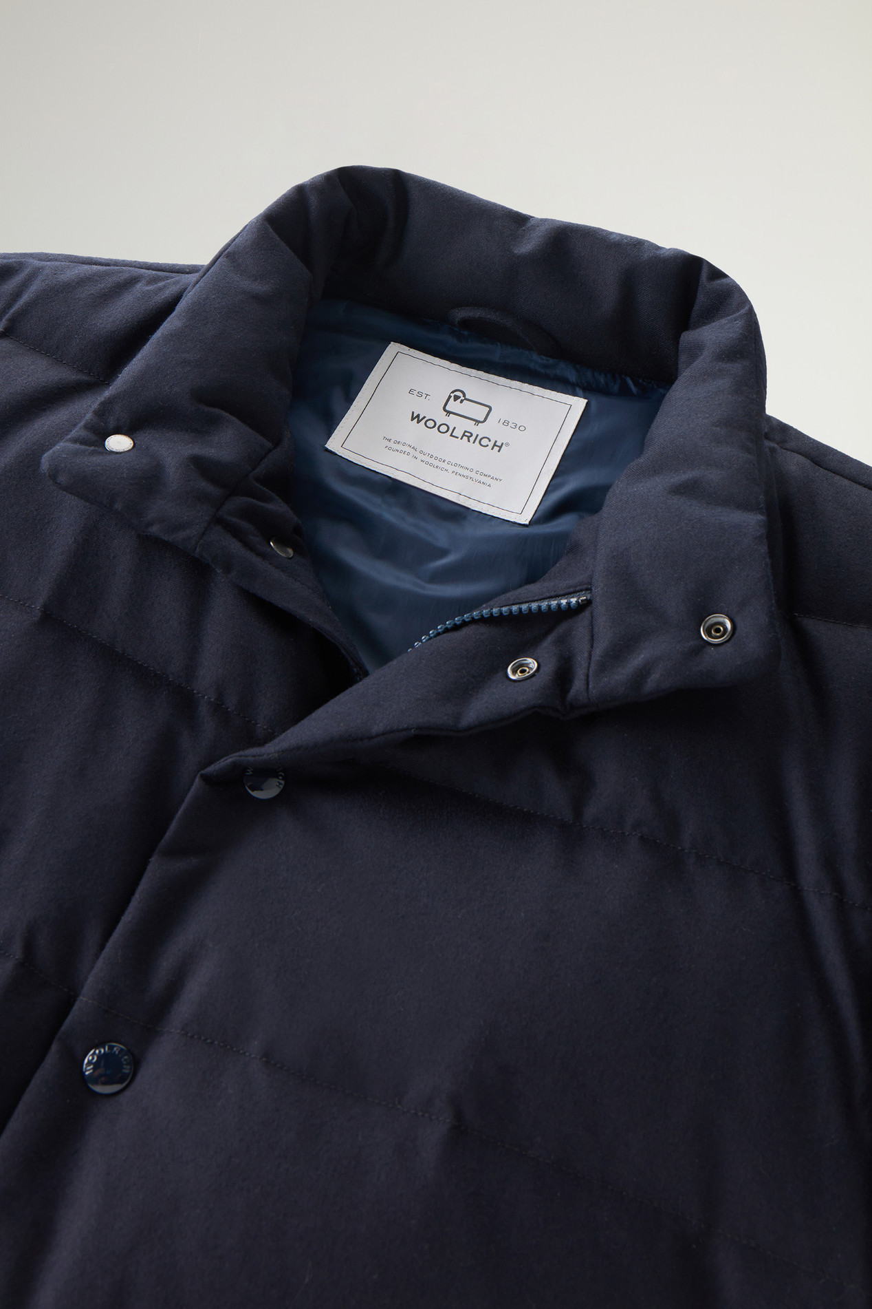 Blazer in Vitale Barberis Canonico Virgin Wool Flannel Blue photo 2 | Woolrich