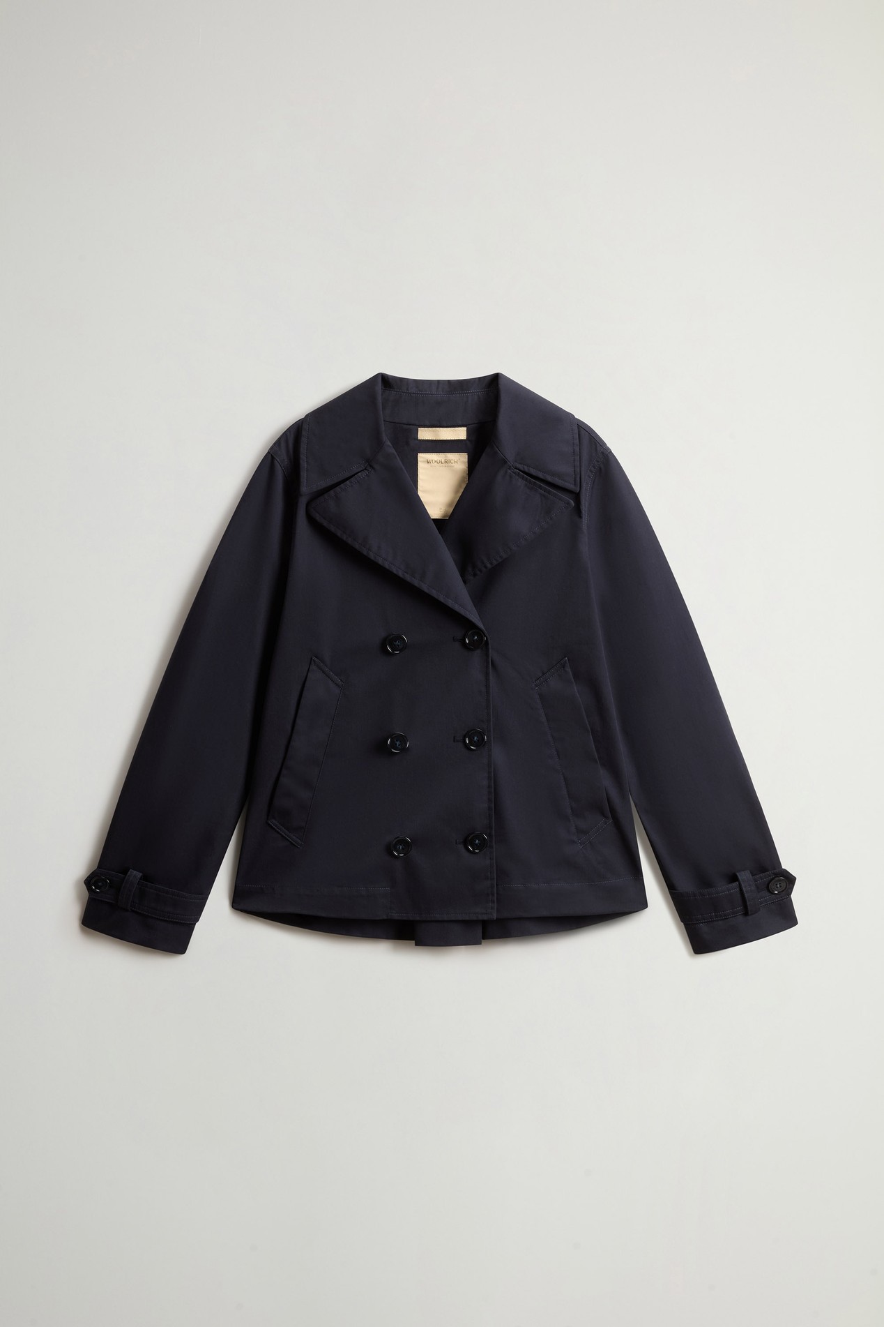TECH COTTON PEACOAT Blue photo 5 | Woolrich