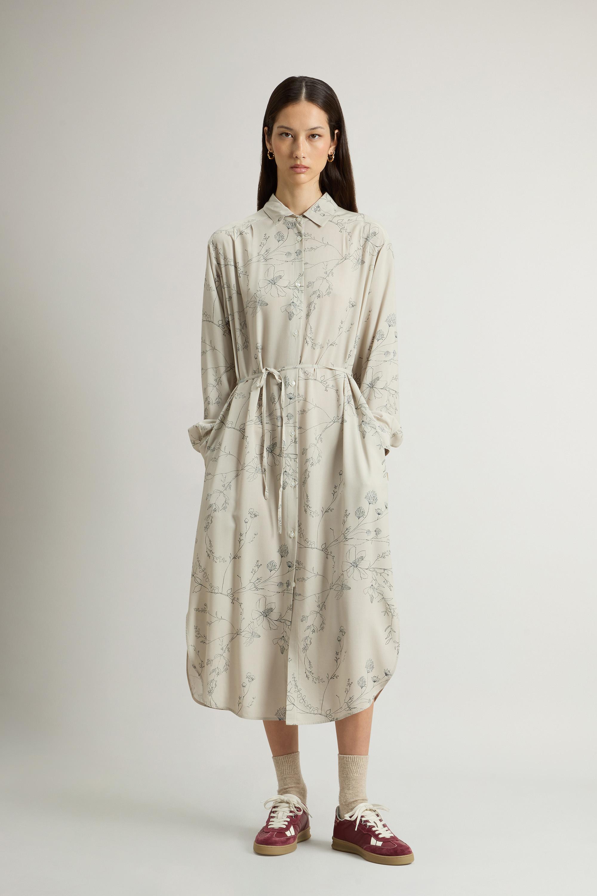 Robe à motif floral Beige photo 1 | Woolrich