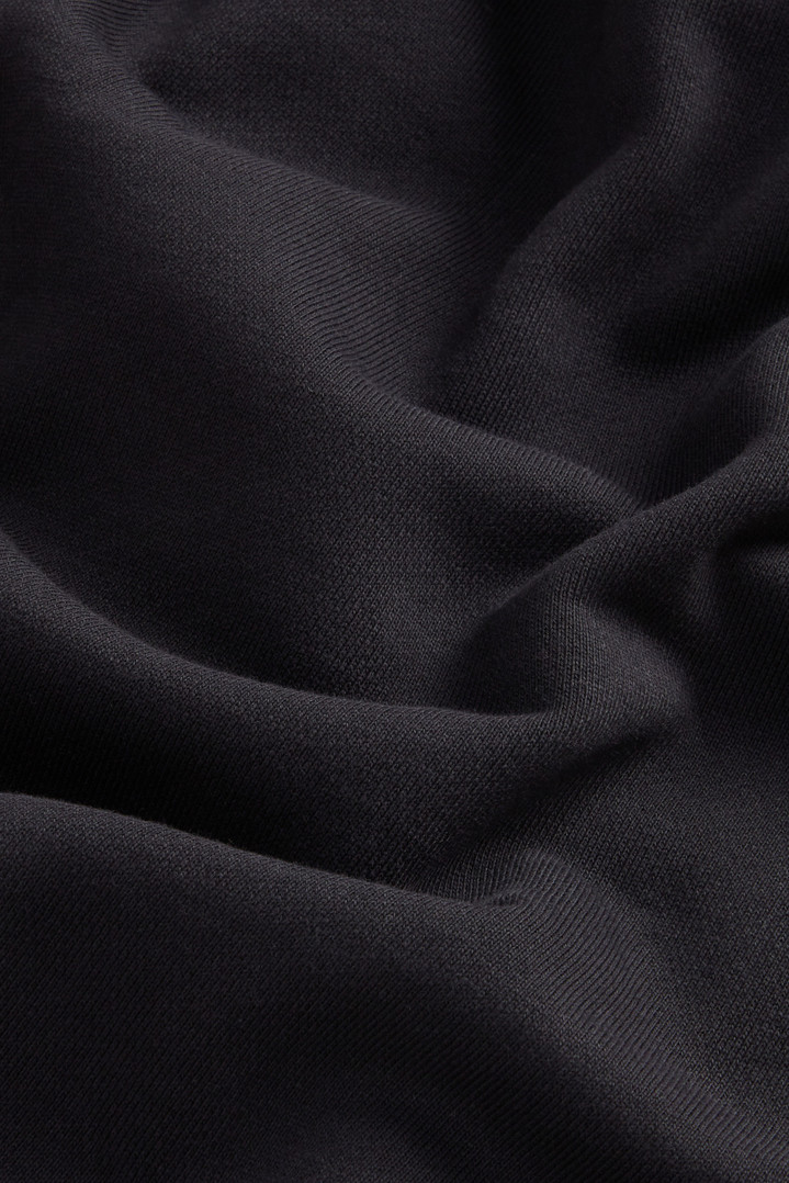 Kapuzenjacke im Hybrid-Design aus reiner Baumwolle und Nylon Schwarz photo 6 | Woolrich