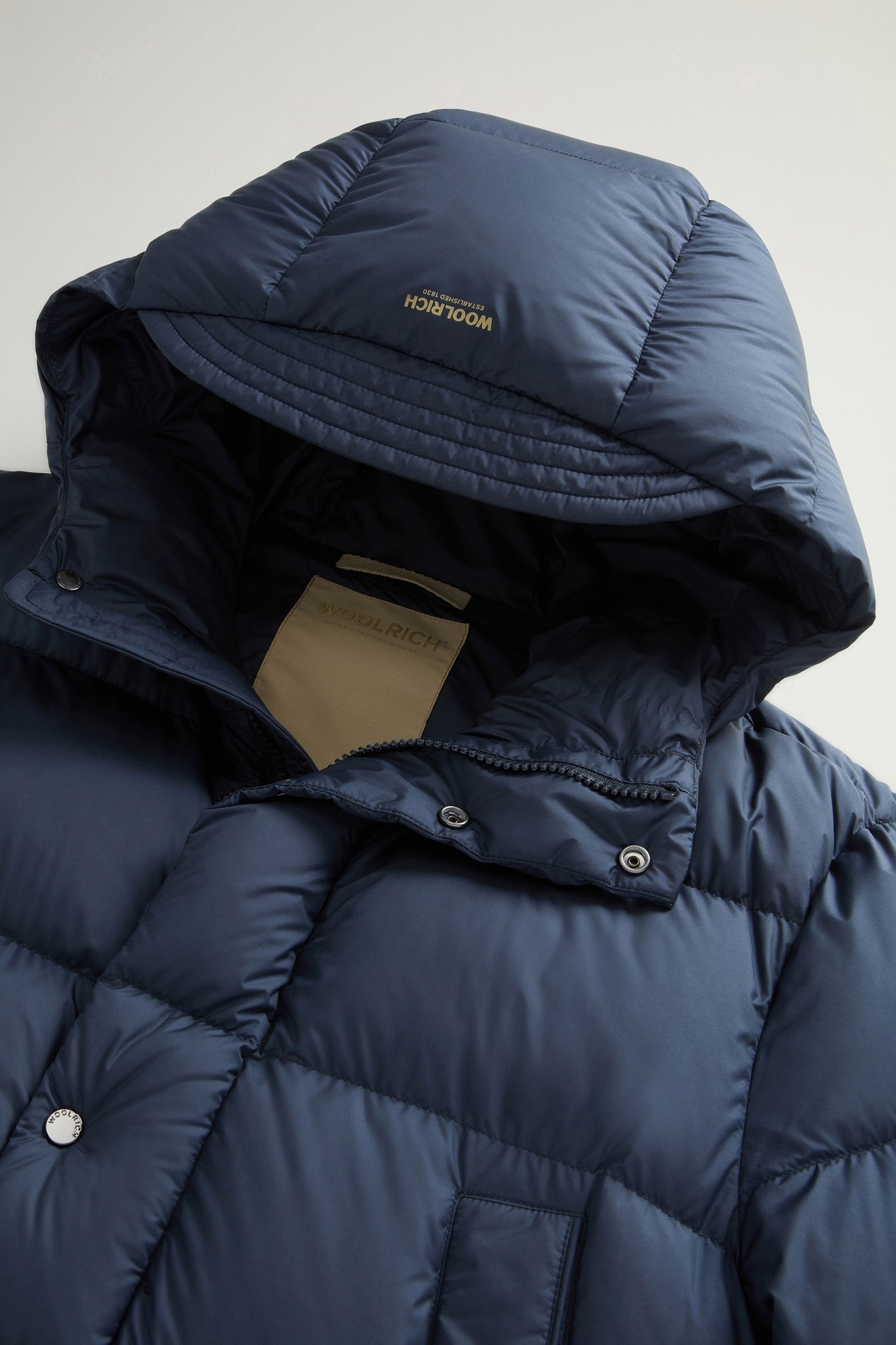 Cloud Parka aus Mikrofaser Blau photo 6 | Woolrich