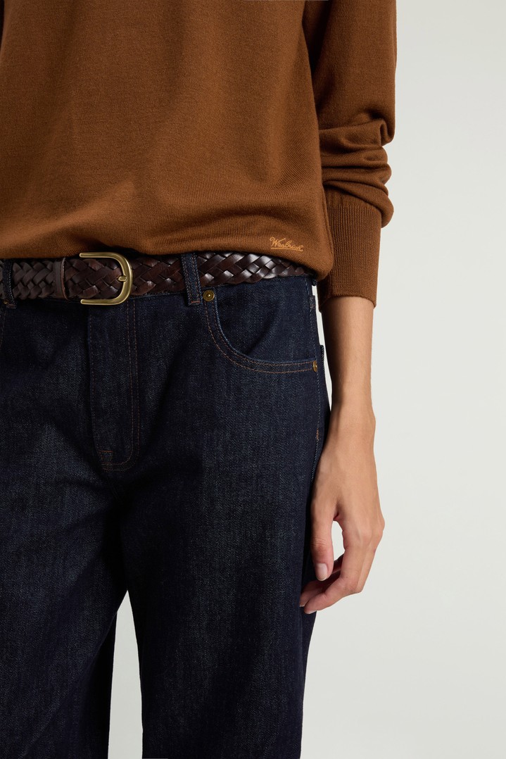 Sweater in Pure Merino Virgin Wool Brown photo 4 | Woolrich