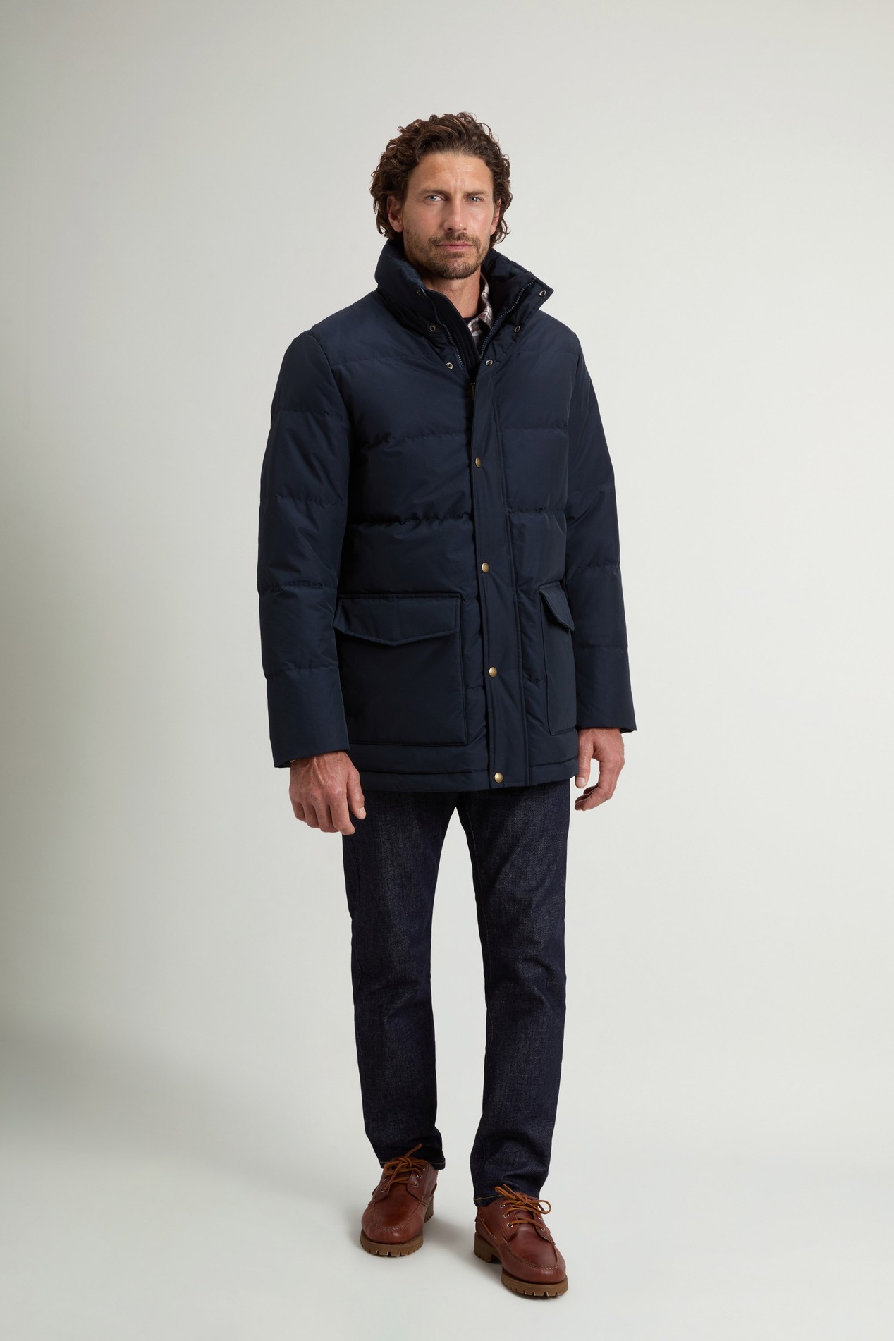 RAMAR CLOTH PUFFER Blue photo 2 | Woolrich