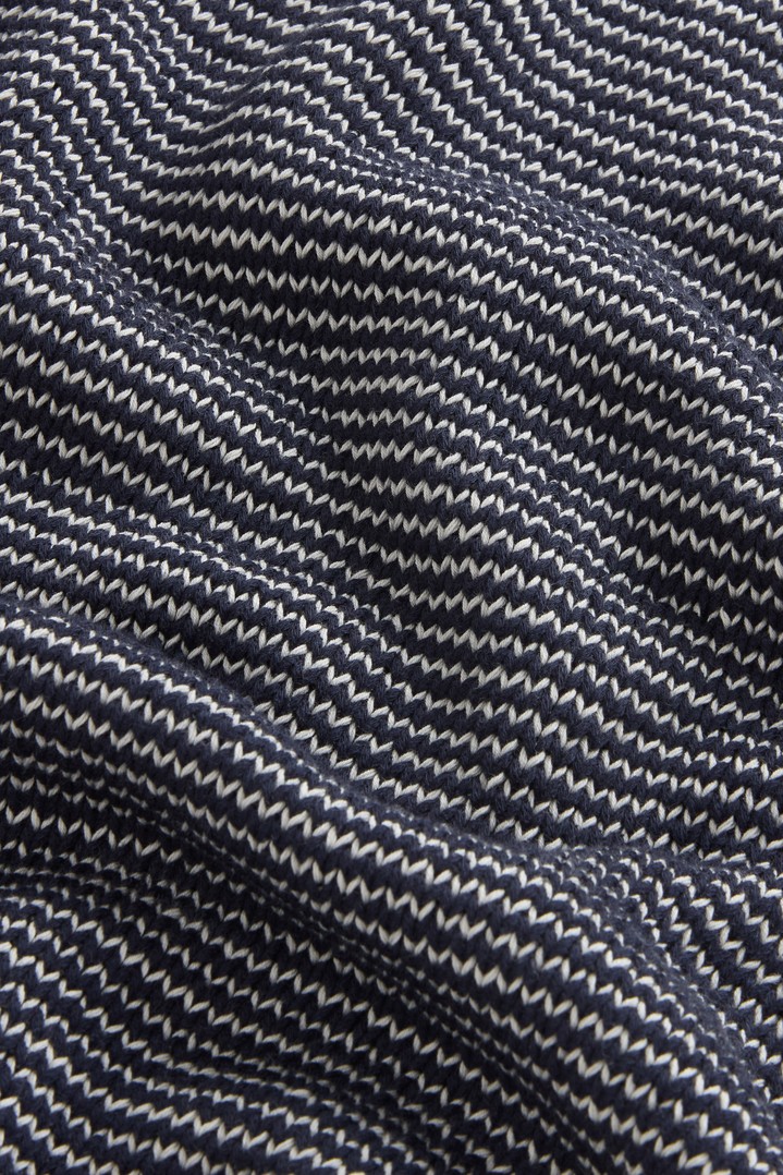 COTTON CREWNECK Blue photo 6 | Woolrich