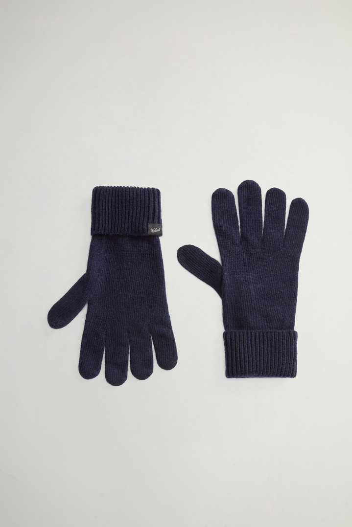 Gloves in Wool Blend Blue photo 3 | Woolrich