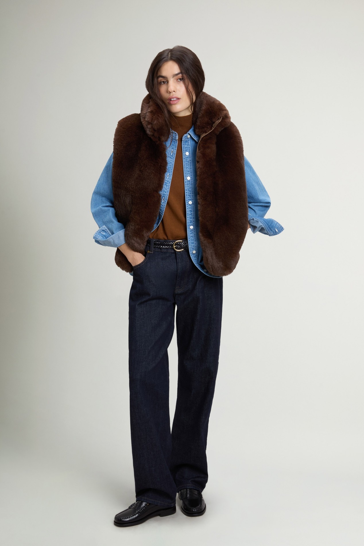 HYBRID CURLY VEST Verde photo 2 | Woolrich
