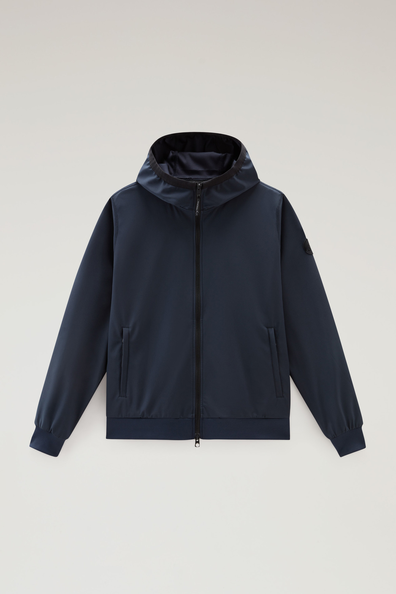 Softshell Hooded Sweatshirt Blue photo 1 | Woolrich