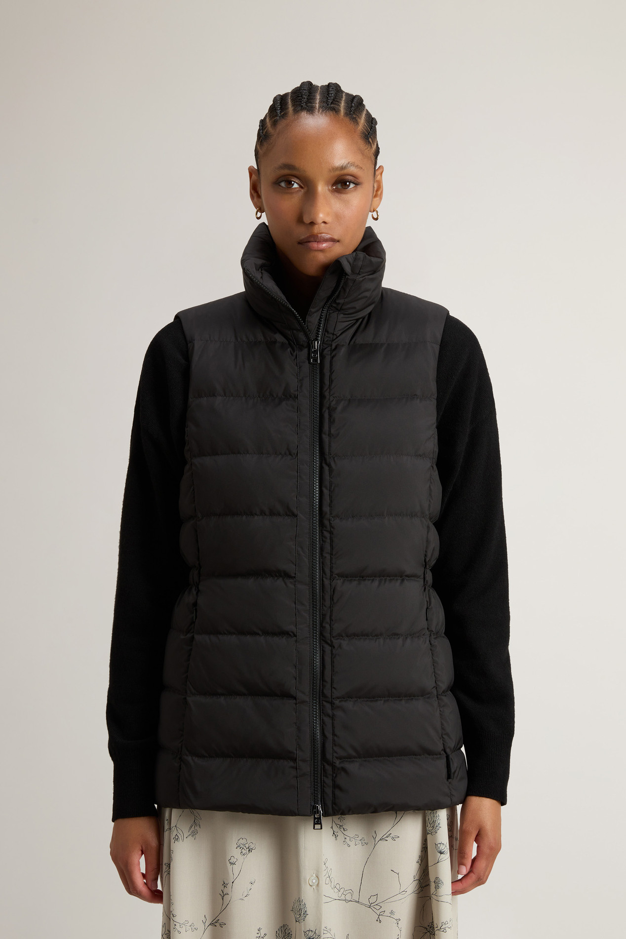 Quilted Microfiber Shirley Vest Black photo 1 | Woolrich