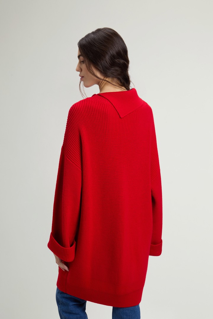 7GG FINE MERINOS TURTLENECK Red photo 3 | Woolrich