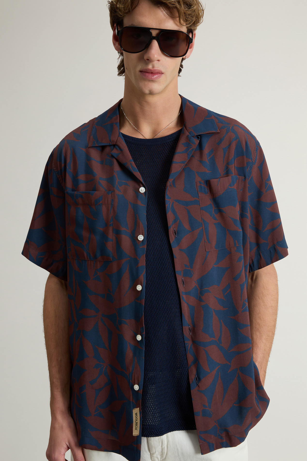 Shirt with Nature Motif Blue photo 4 | Woolrich