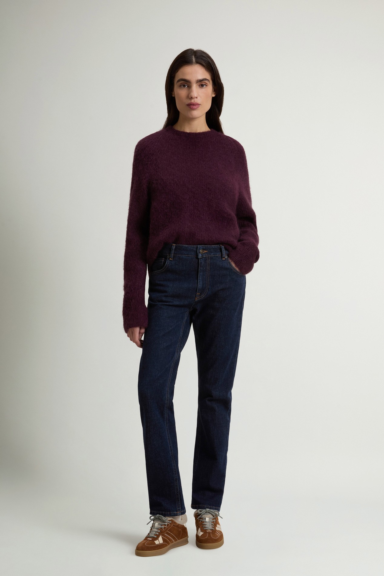 Five-Pocket Jeans in Stretch Cotton Denim Blue photo 1 | Woolrich