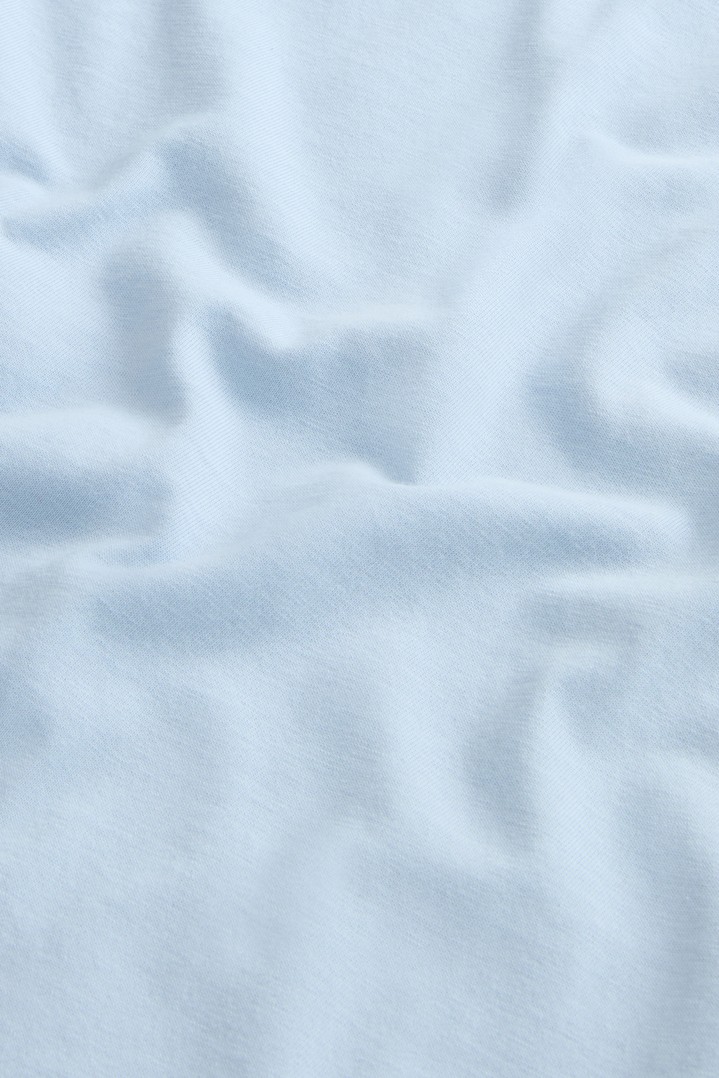 COTTON GRAPHIC T-SHIRT Blue photo 7 | Woolrich