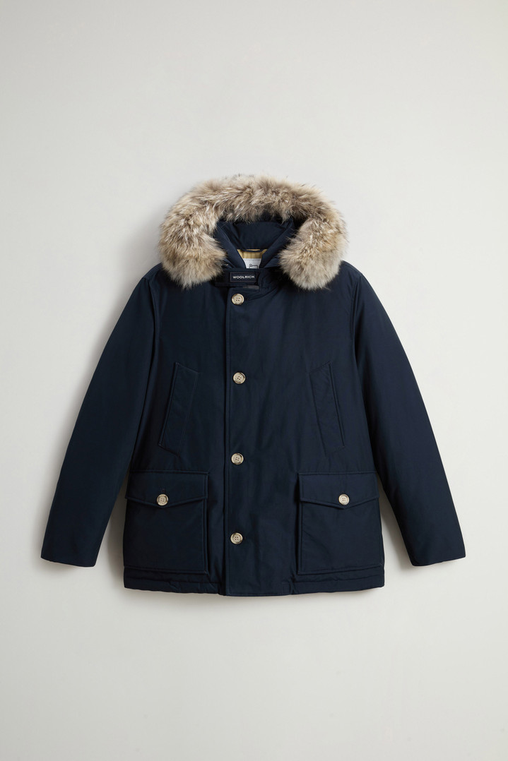 Arctic Anorak in Ramar Cloth with Detachable Fur Blue photo 5 | Woolrich