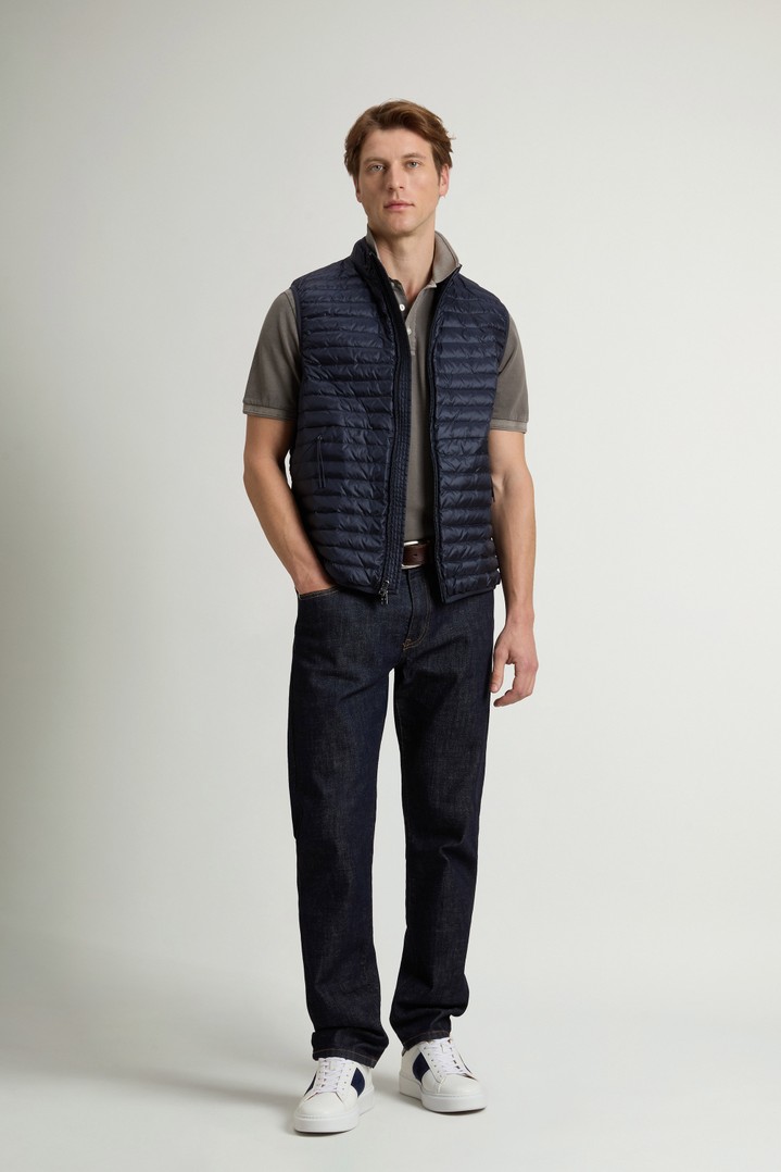 Allen Padded Vest in Ripstop Nylon Blue photo 2 | Woolrich