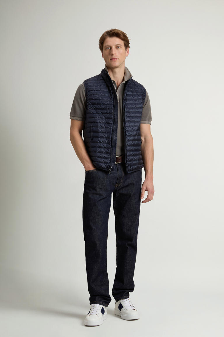 Allen gefütterte Weste aus Ripstop-Nylon Blau photo 1 | Woolrich
