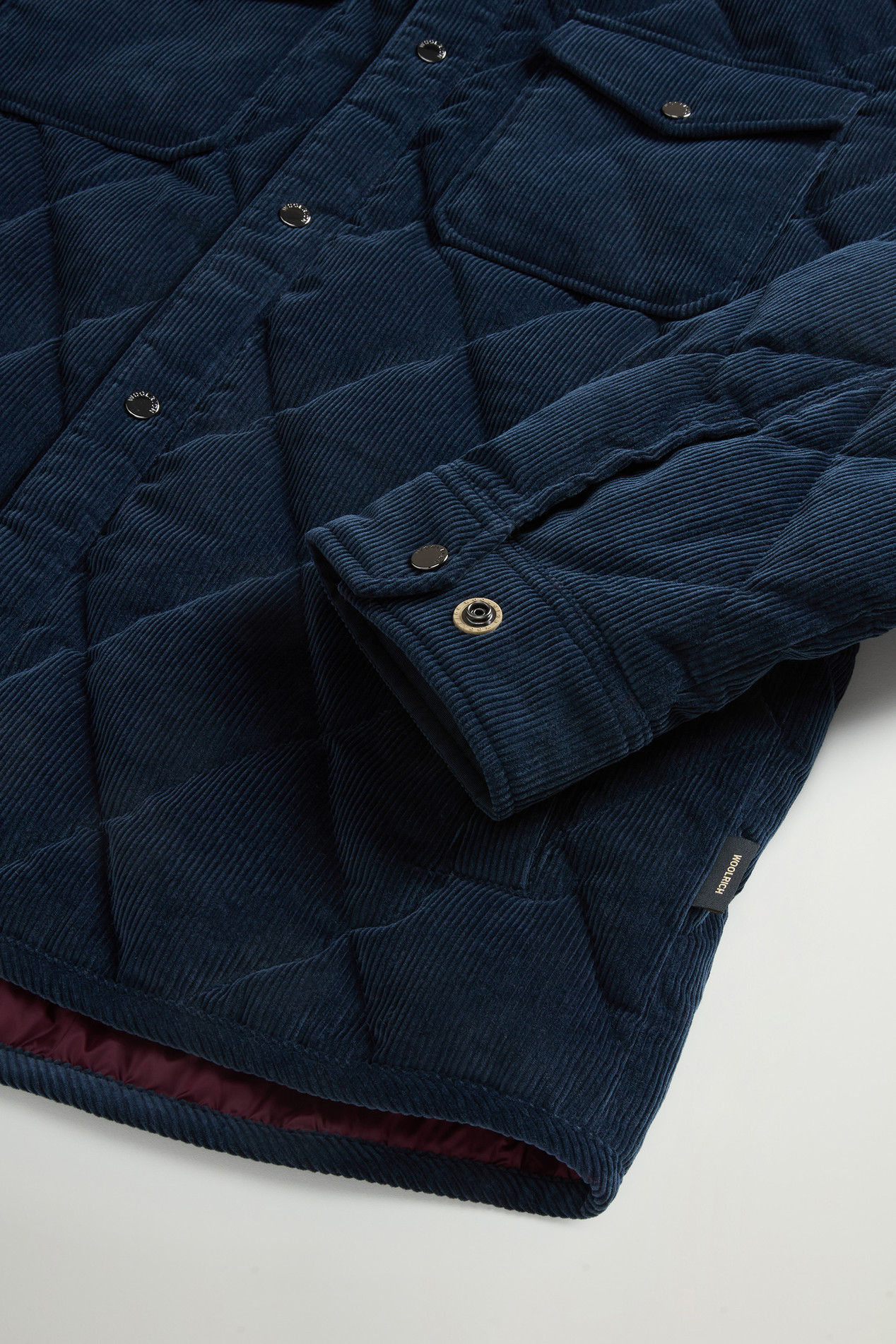 Alaskan Overshirt in Corduroy Blue photo 7 | Woolrich