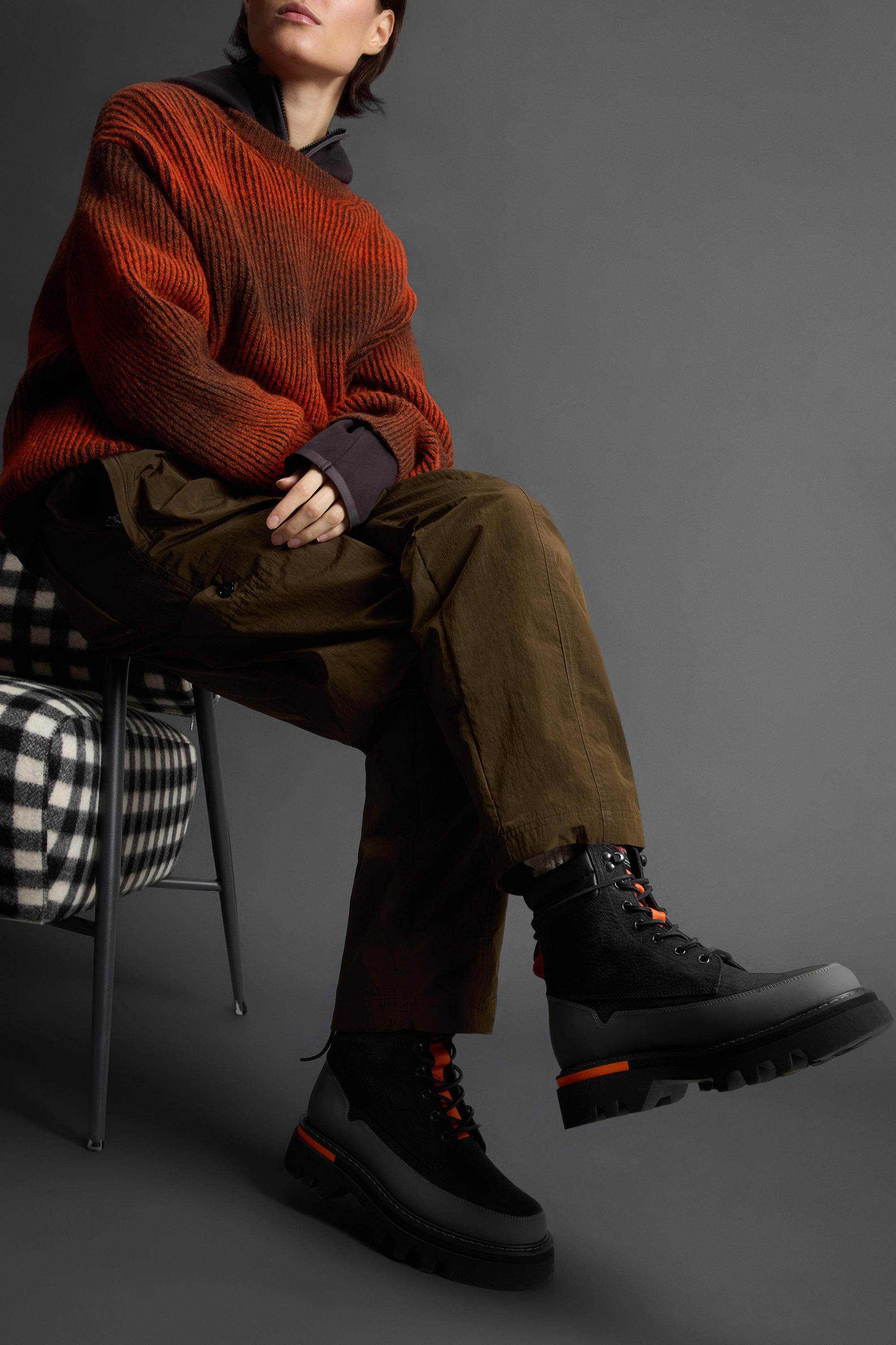 Ankle Boots in Tumbled Nubuck Leather by Todd Snyder Black photo 8 | Woolrich