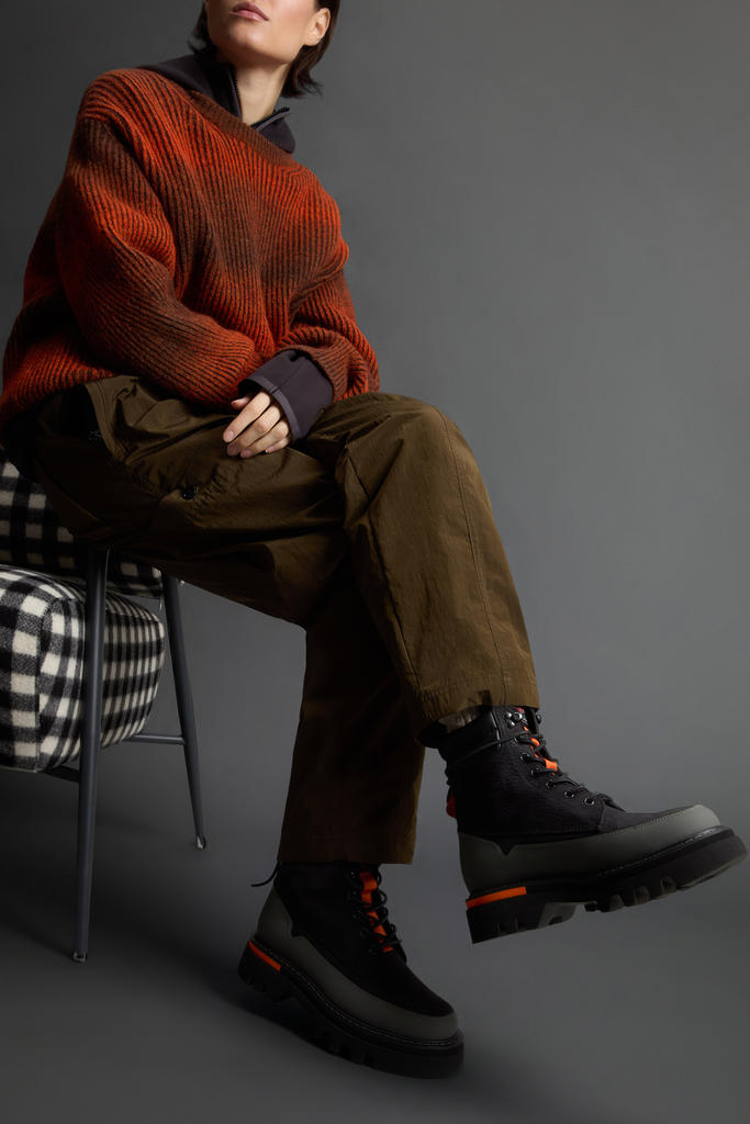 Ankle Boots in Tumbled Nubuck Leather by Todd Snyder Black photo 8 | Woolrich