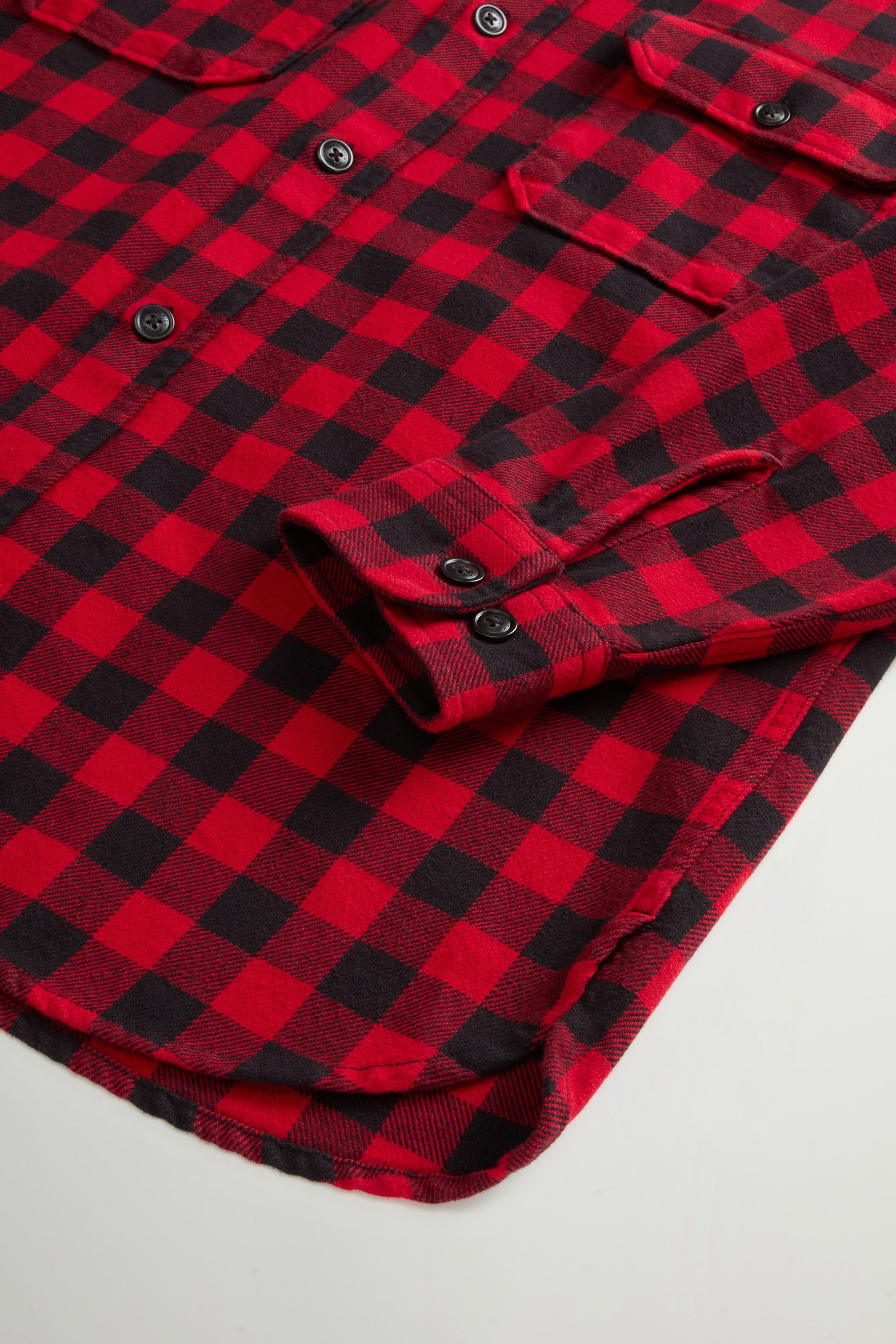 HEAVY COTTON SHIRT Rot photo 7 | Woolrich